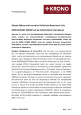 Pressemitteilung Dach + Holz 2012