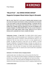 Press Release KRONO EPF Action Day
